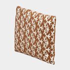 Brown Polyester Cushion Cover, , small image number null