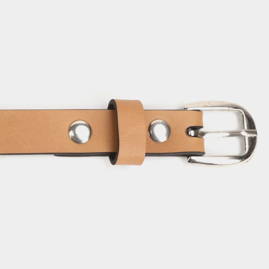 Women's Brown Polyurethane Belt, , large image number null