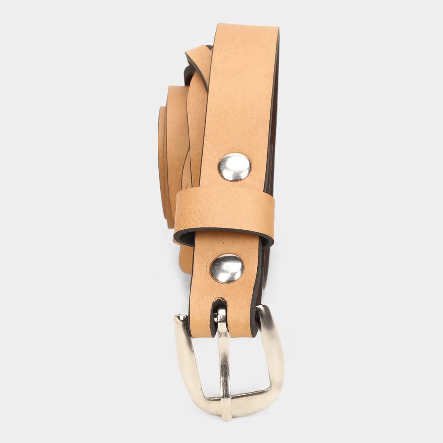 Women's Tan Polyurethane Belt, , large image number null
