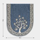 Blue Cotton Blend Sofa Cover, , small image number null
