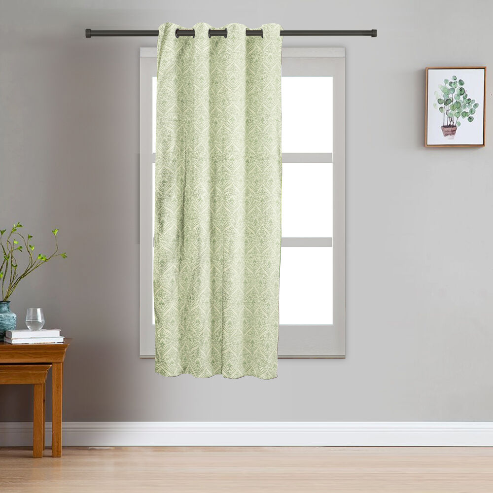 Home Beautiful                         5ft. Light Green Polyester Curtain