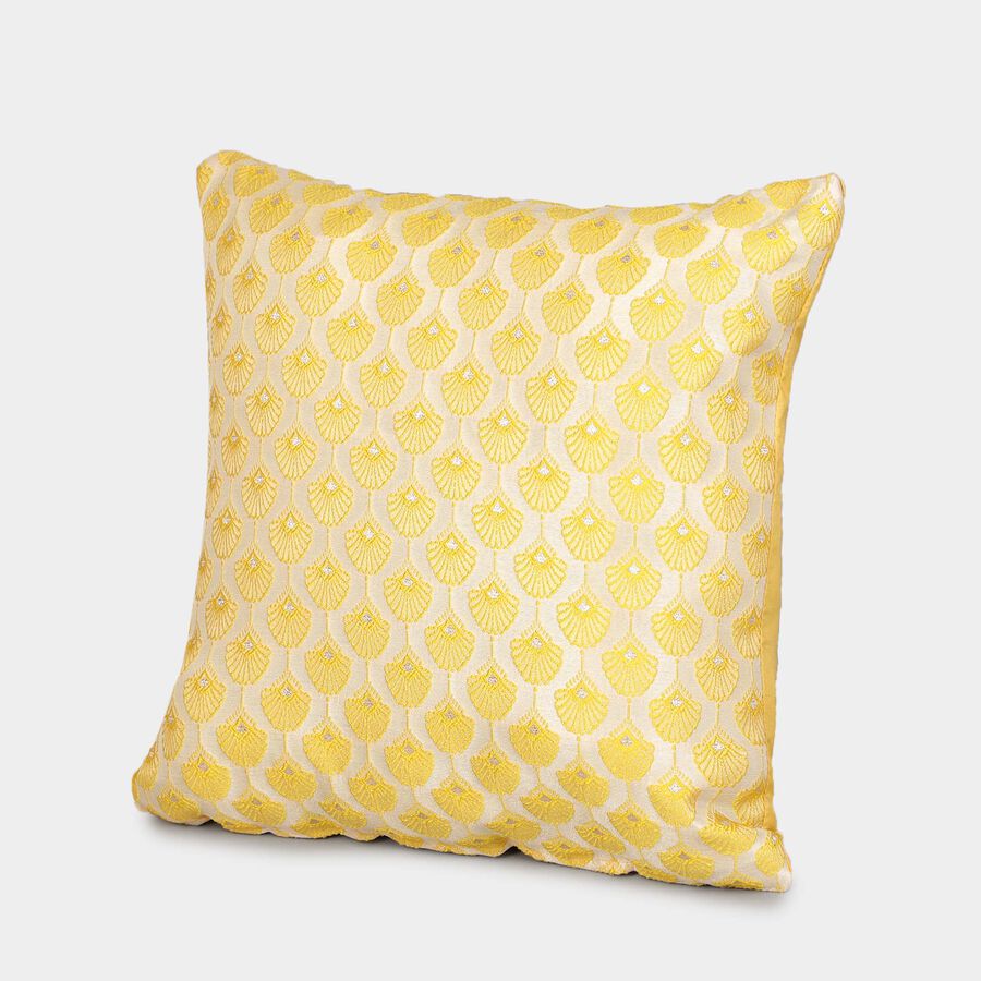 Yellow Microfiber Cushion, , large image number null