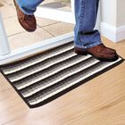 Anti-Skid Grey Polyester Door Mat, , small image number null