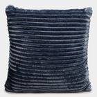 Dark Blue Ribbed Cushion, , small