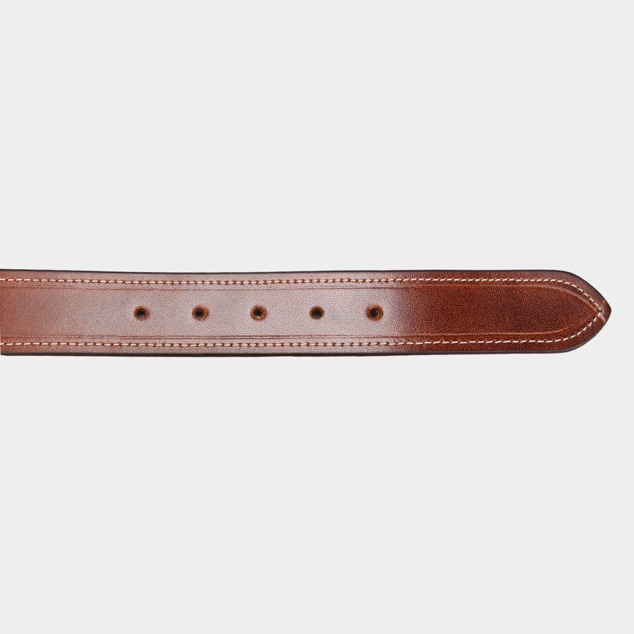 Men's Leather Casual Belt, Size 36, Textured, , large image number null