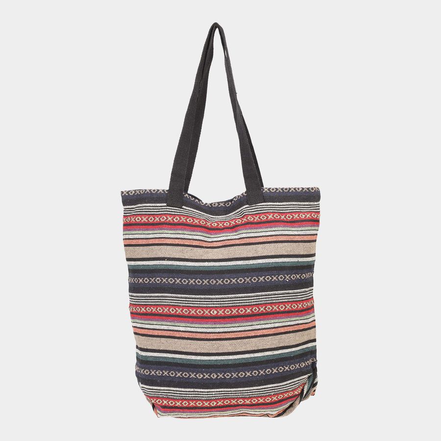 Women's Printed Fabric-Polyester Shopping Bag, Medium, , large image number null