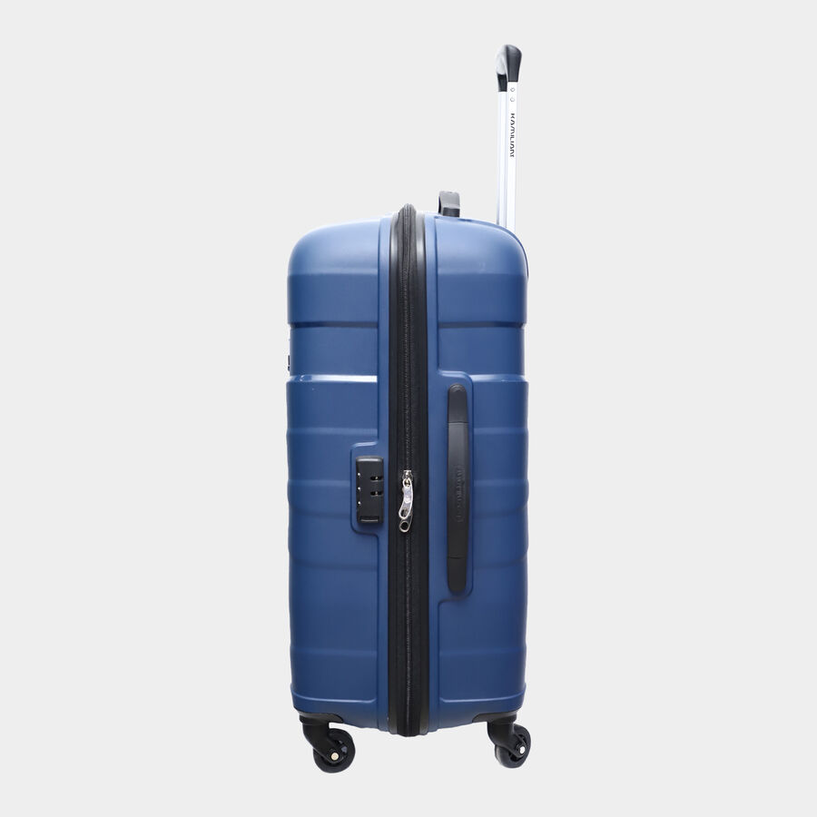 4-Wheel Blue PVC Matee Hard Case Trolley, Medium, , large image number null