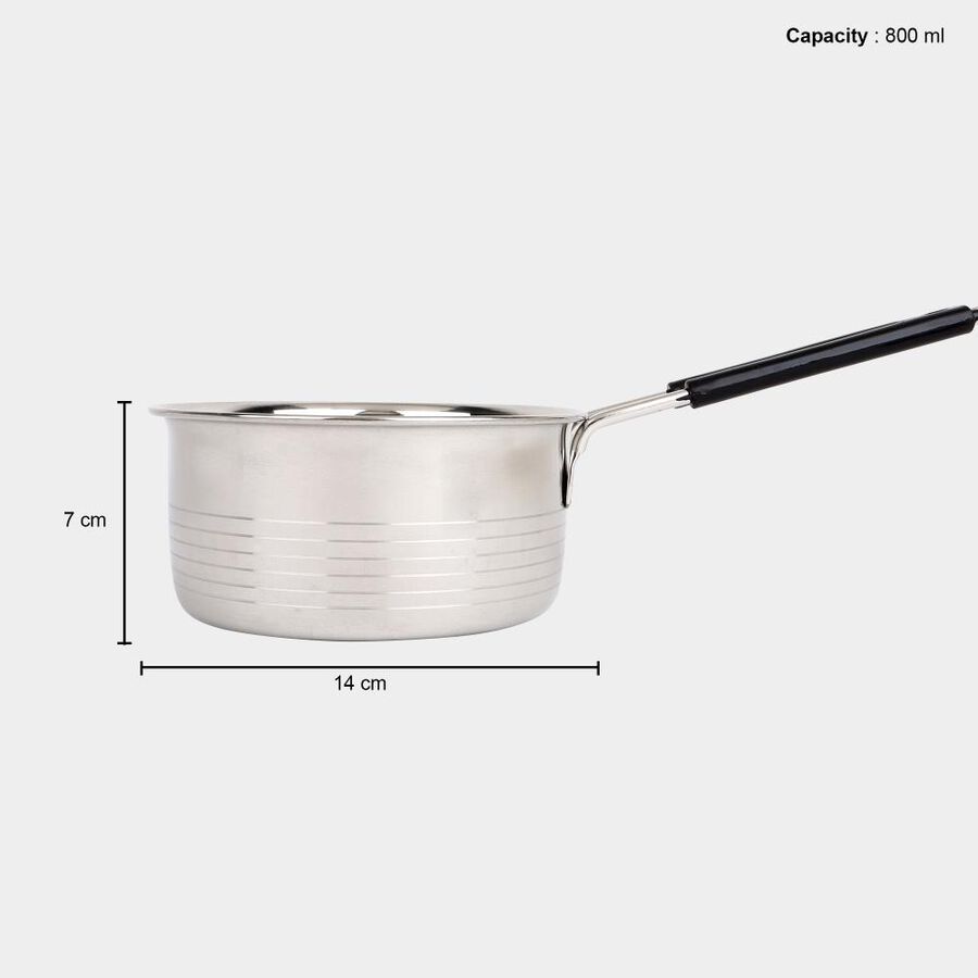 800 ml Stainless Steel Sauce Pan, Induction Compatible, , large image number null
