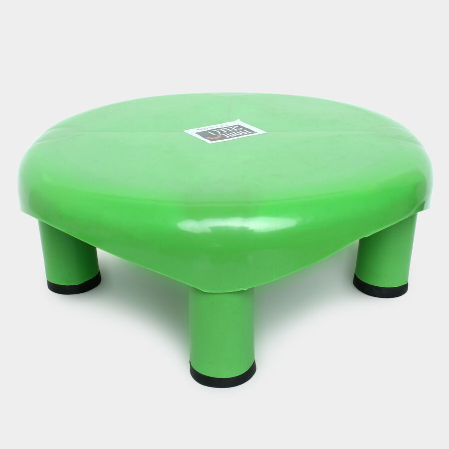 Plastic Bath Stool - Colour/Design May Vary, , large image number null