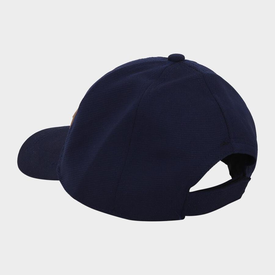 Men's Blue Fabric Cap, , large