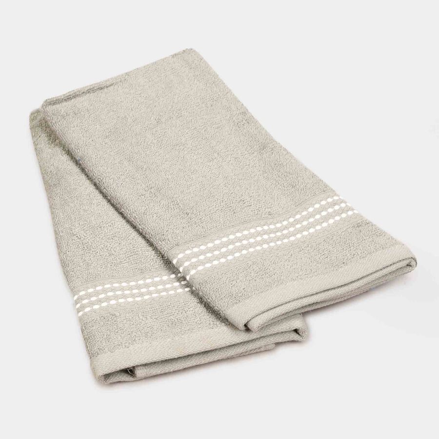 380 GSM Grey Cotton Hand Towel, , large