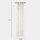 7ft. Cream Microfiber Door Curtain, , small image number null