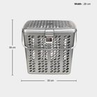 Grey Plastic Basket, , small