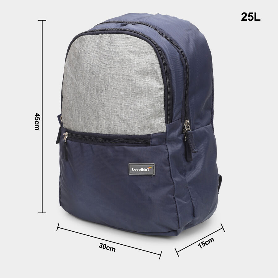 Blue Polyester Backpack, , large
