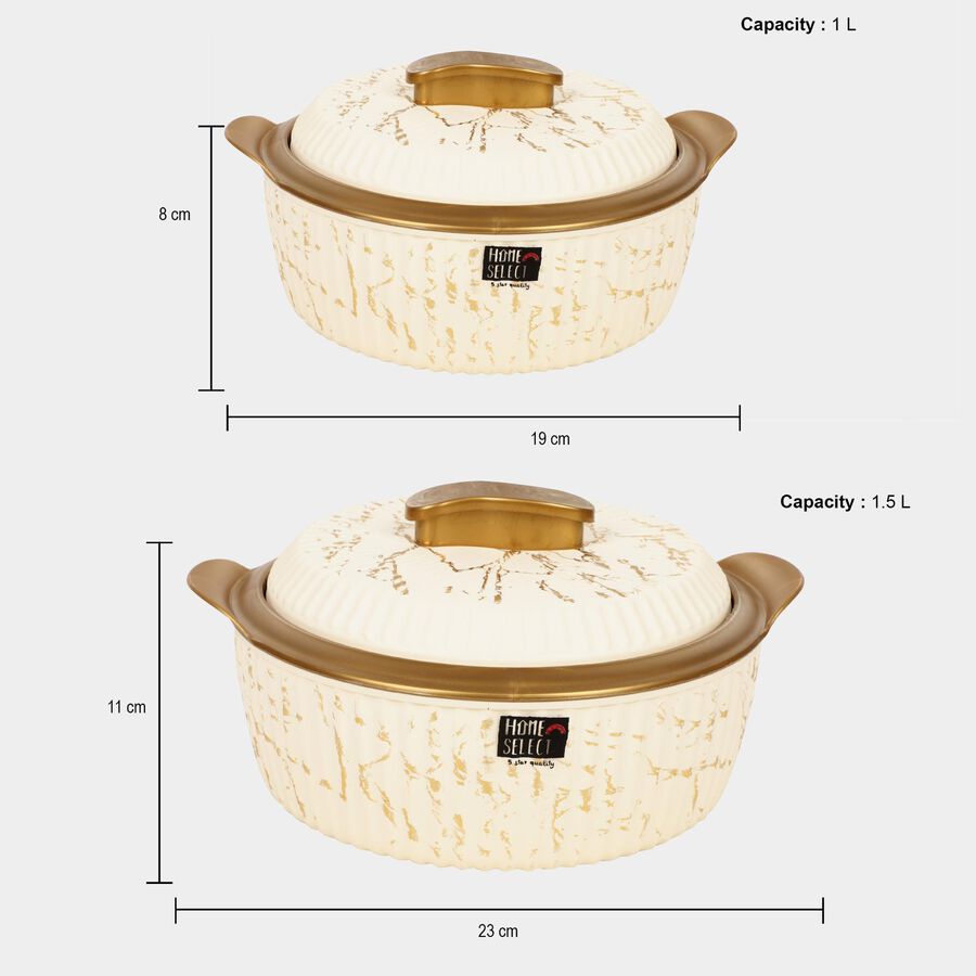 Set of 2 Thermoware Casserole - 1 L, 1.5 L, , large image number null