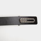 Men's Black Polyurethane Formal Belt, , small image number null