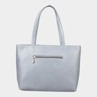 Women's Blue Polyurethane Tote Bag, , small image number null