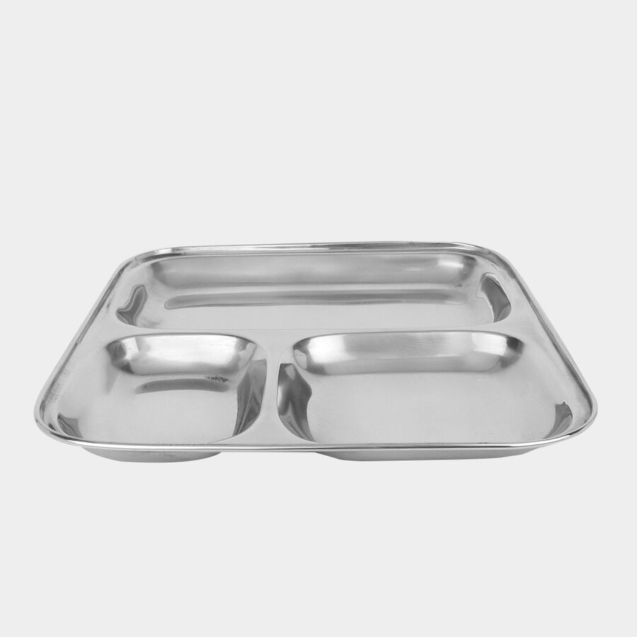Stainless Steel Plate, 21.5 cm Dia., , large image number null