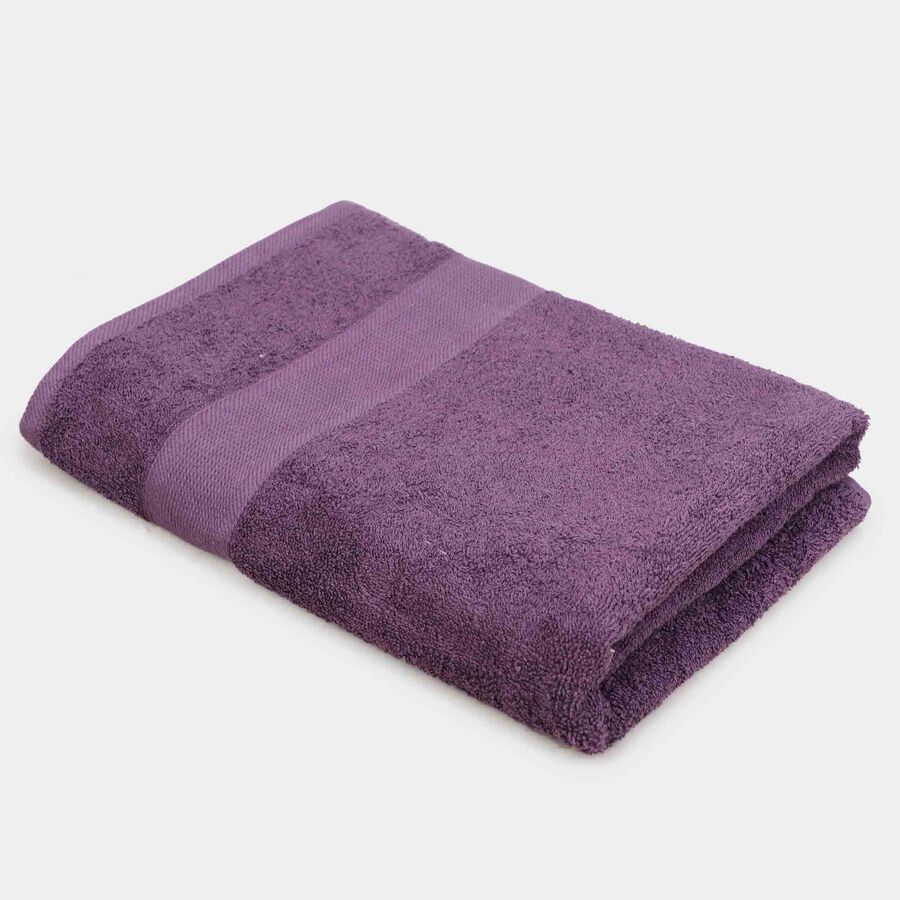 400 GSM Polyurethanerple Cotton Bath Towel, , large