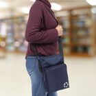 Men's Blue Canvas Sling Bag, , small image number null