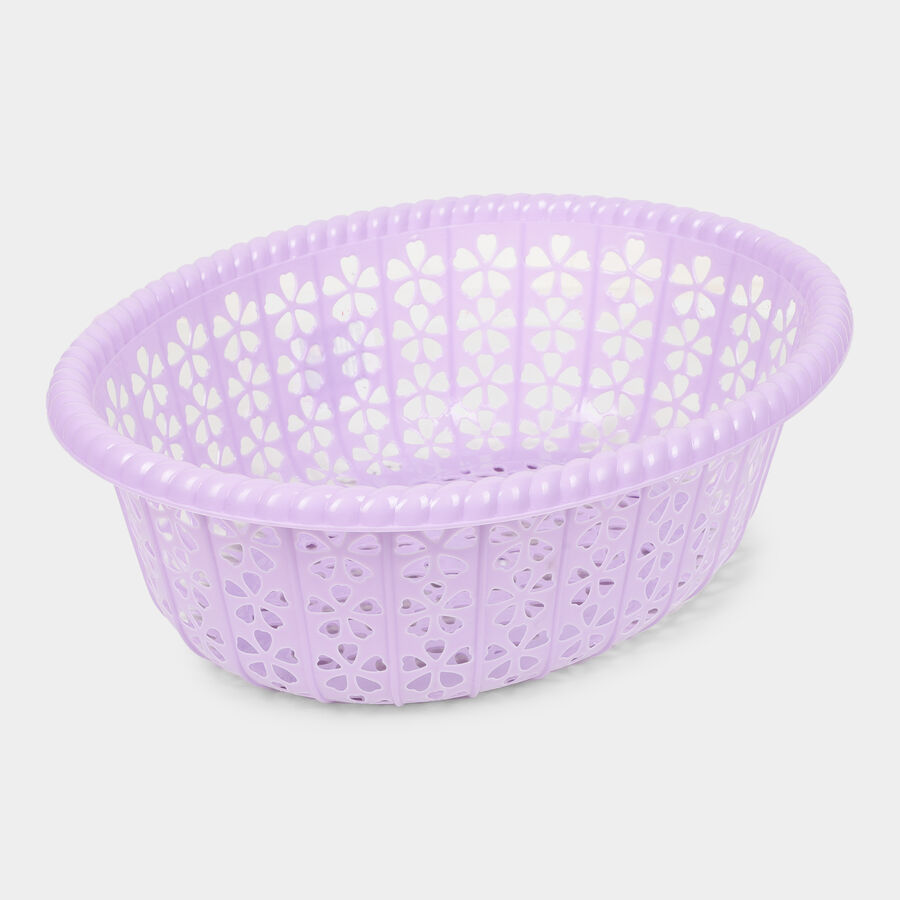 Purple Pastic Basket, , large image number null