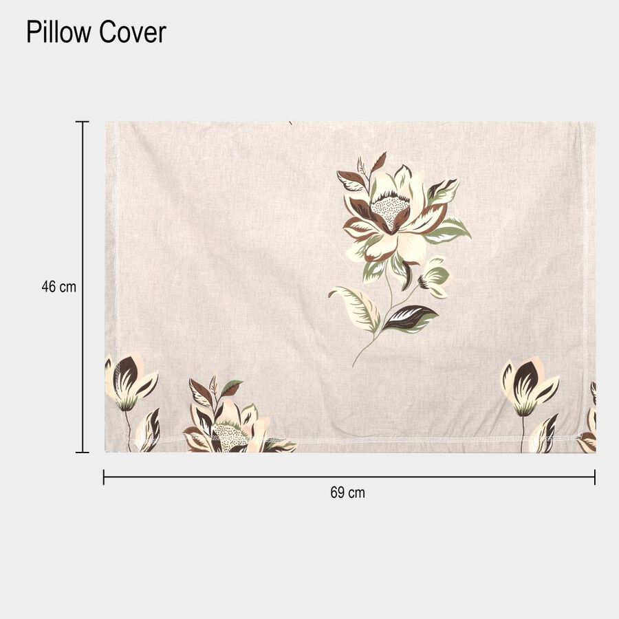 Cream Microfiber Double Bedsheet, , large image number null