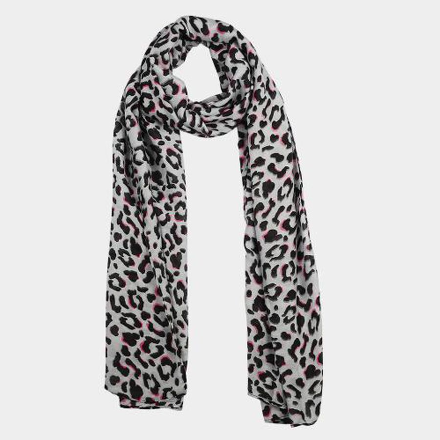 Grey Fabric Scarf, , large