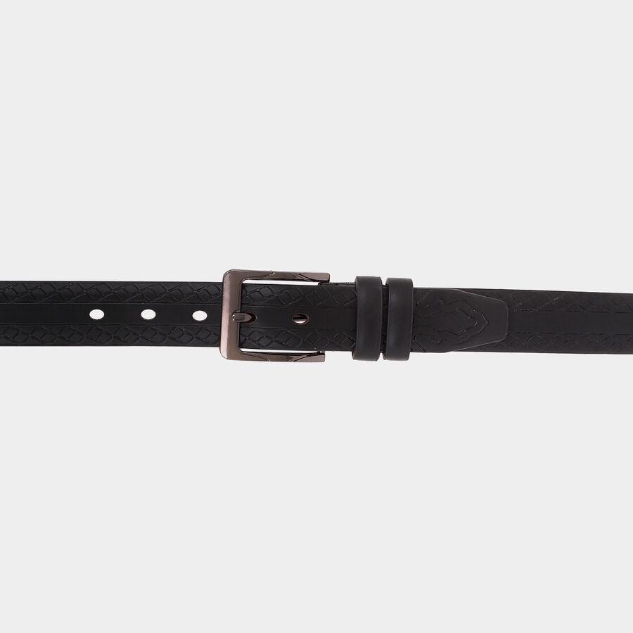 Men Formal Black Belt (32 in.), , large image number null
