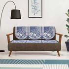 Blue Polyester Sofa Cover Set of 10, , small image number null