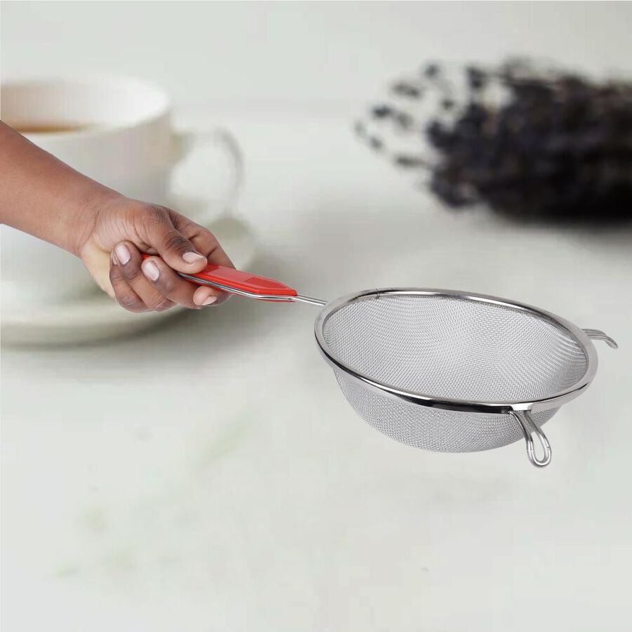 Steel Soup Strainer, 16 cm Dia., , large image number null