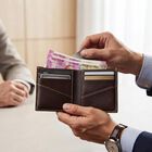 Men's Brown Polyurethane Wallet, , small