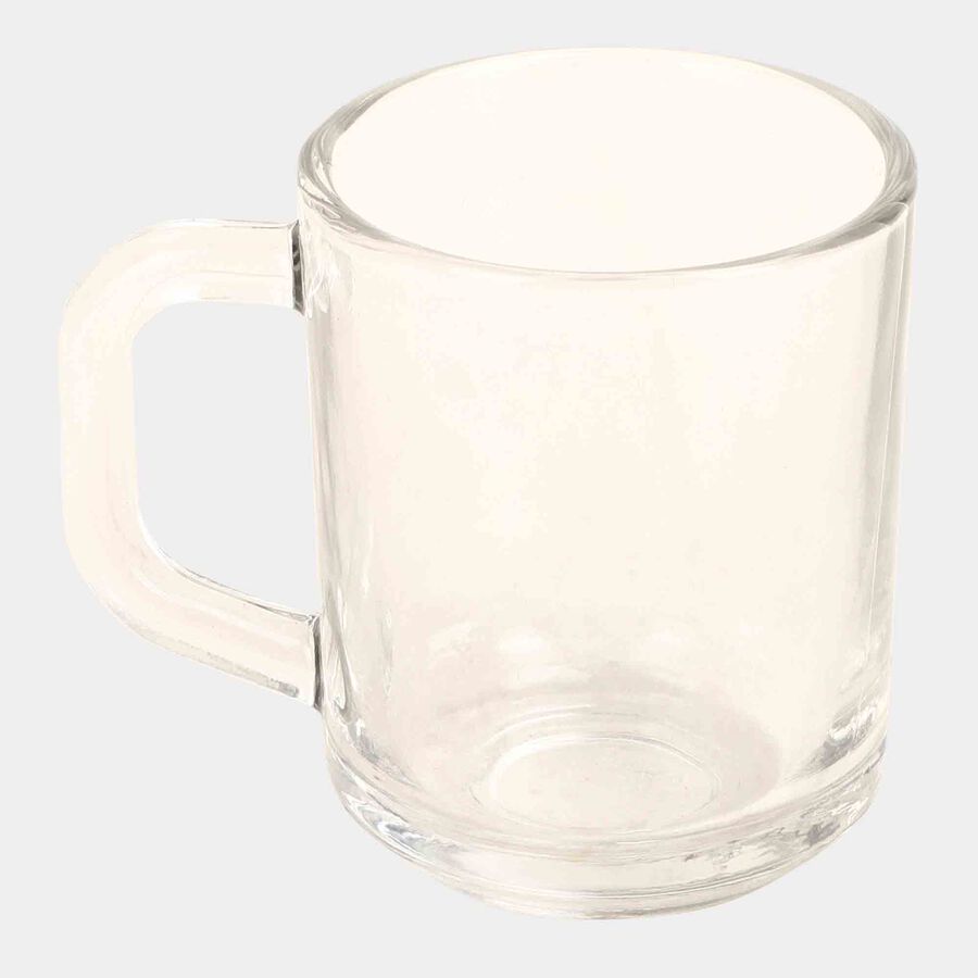 200 ml Glass Coffee Mug, Set of 6, , large image number null