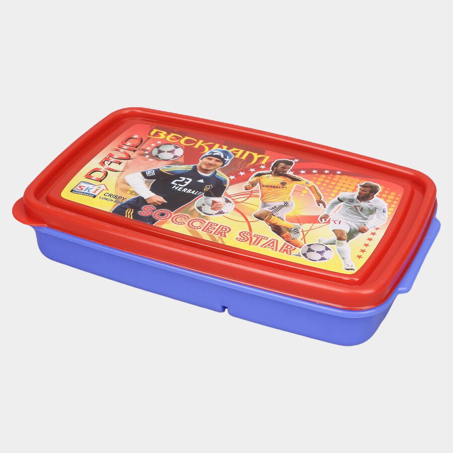 Plastic Lunch Box - 1 Big Container; 1 Small Container; 1 Spoon, , large image number null