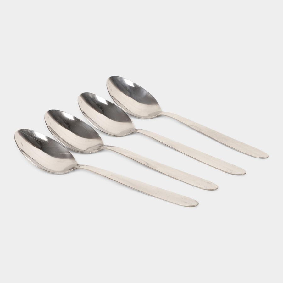 Steel Baby Spoon, Set of 4, , large image number null