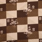 Brown Microfiber Double Bedsheet, , small image number null