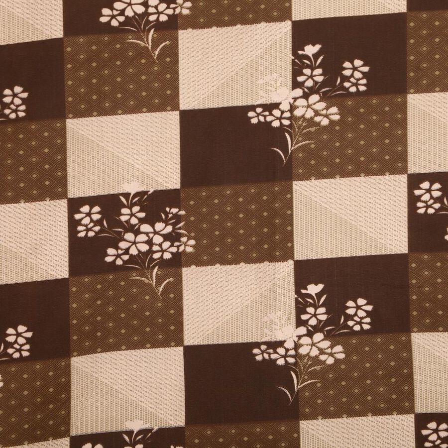 Brown Microfiber Double Bedsheet, , large image number null