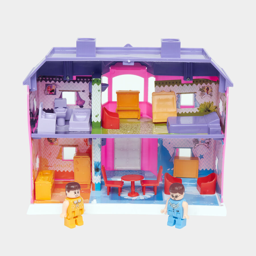 Kid's Plastic Doll House, , large