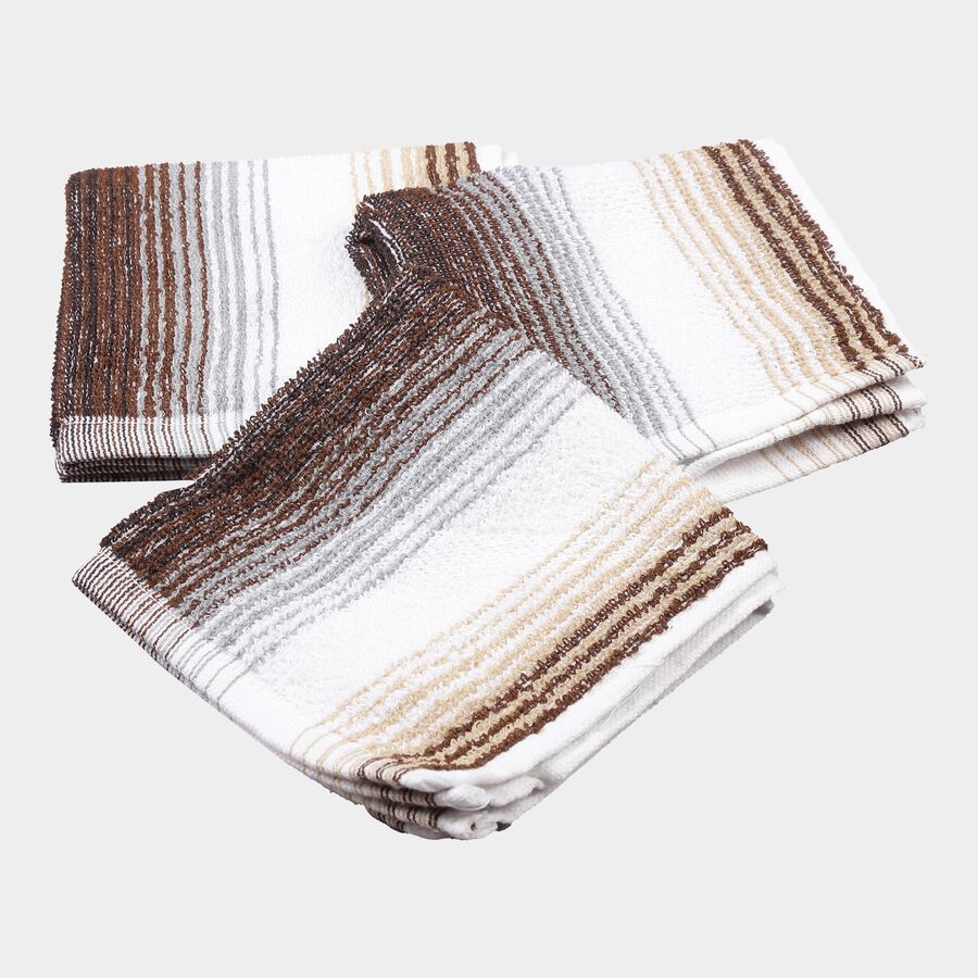 360 GSM Brown Cotton Face Towel, , large image number null