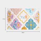 110 GSM Light Grey Microfiber Double Bedsheet With Pillow Cover, , small image number null