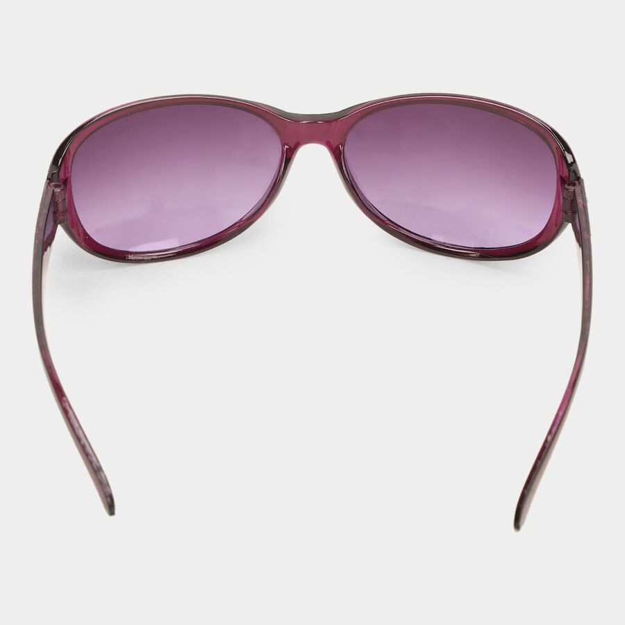Women's Plastic Gradient Round Sunglasses, , large image number null