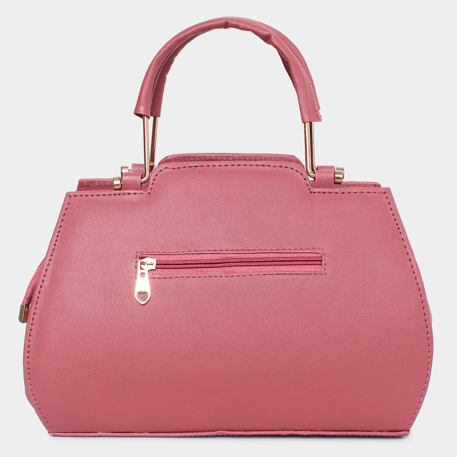 Women Embroidered Peach Handbag, , large image number null