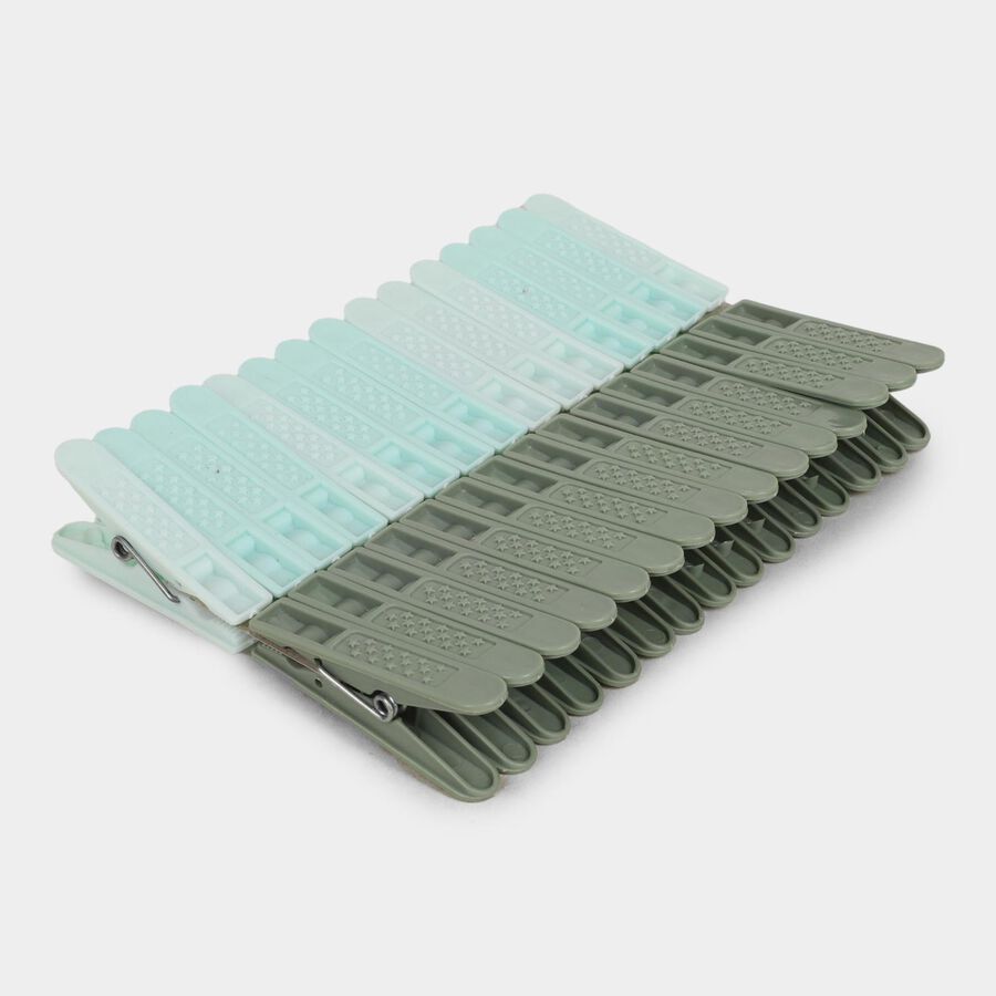Plastic Cloth Clips-Set of 30 (Color/Design May Vary), , large image number null