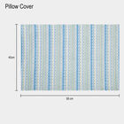 Blue Polyester Pillow Cover, , small image number null