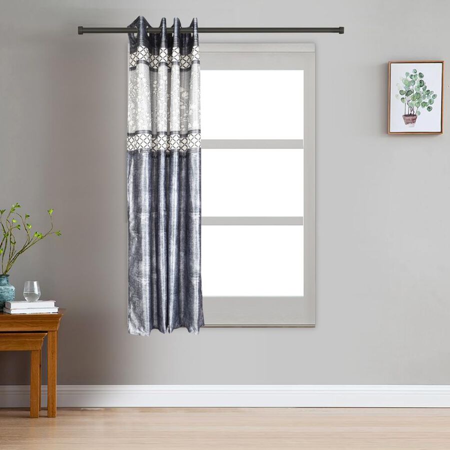 5ft. Dark Grey Window Curtain, , large image number null