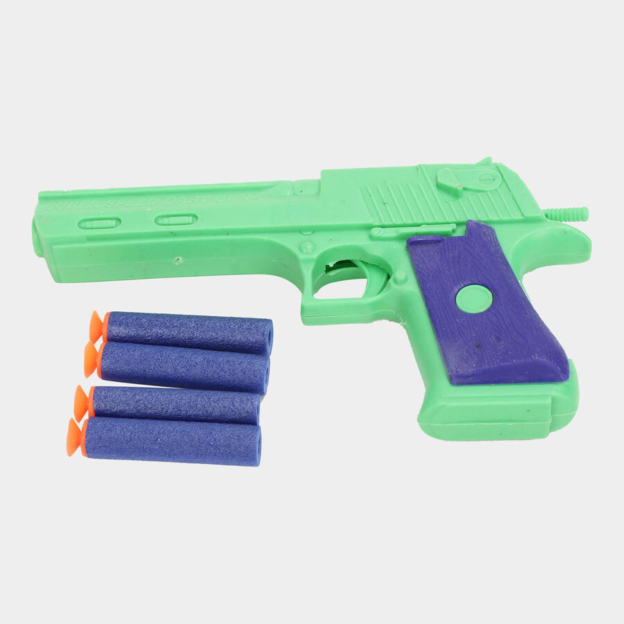 Kid's Toy Gun With 3 Darts, , large image number null