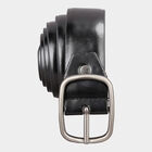 Men's Black Polyurethane Formal Belt, , small image number null