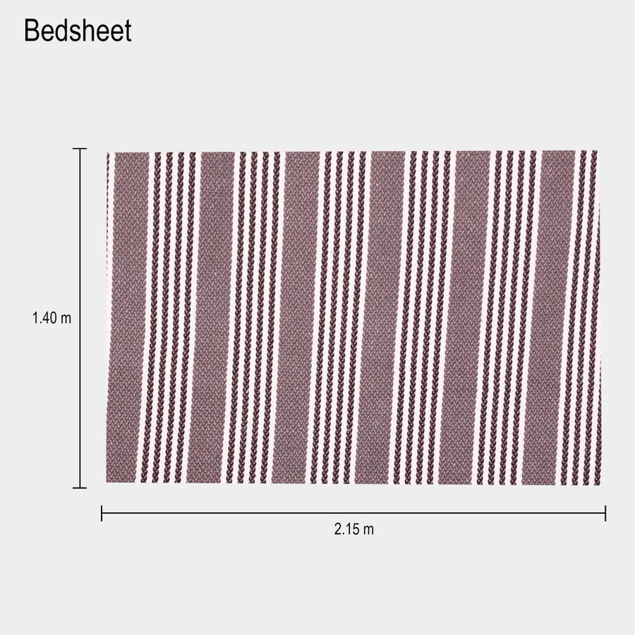 Grey Cotton Bedcover, , large