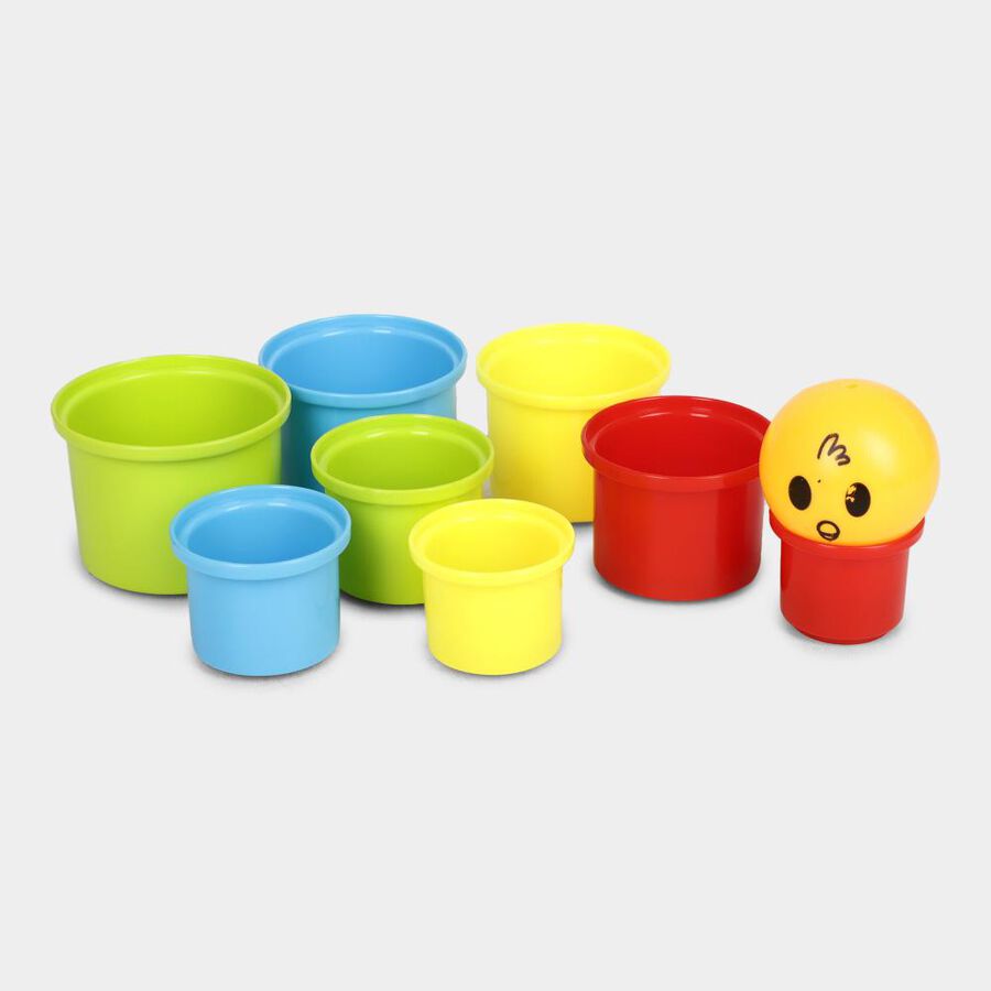Plastic Stacking Cup, 9 Pcs., , large image number null