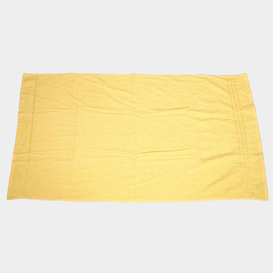 300 GSM Yellow Cotton Bath Towel, , large image number null