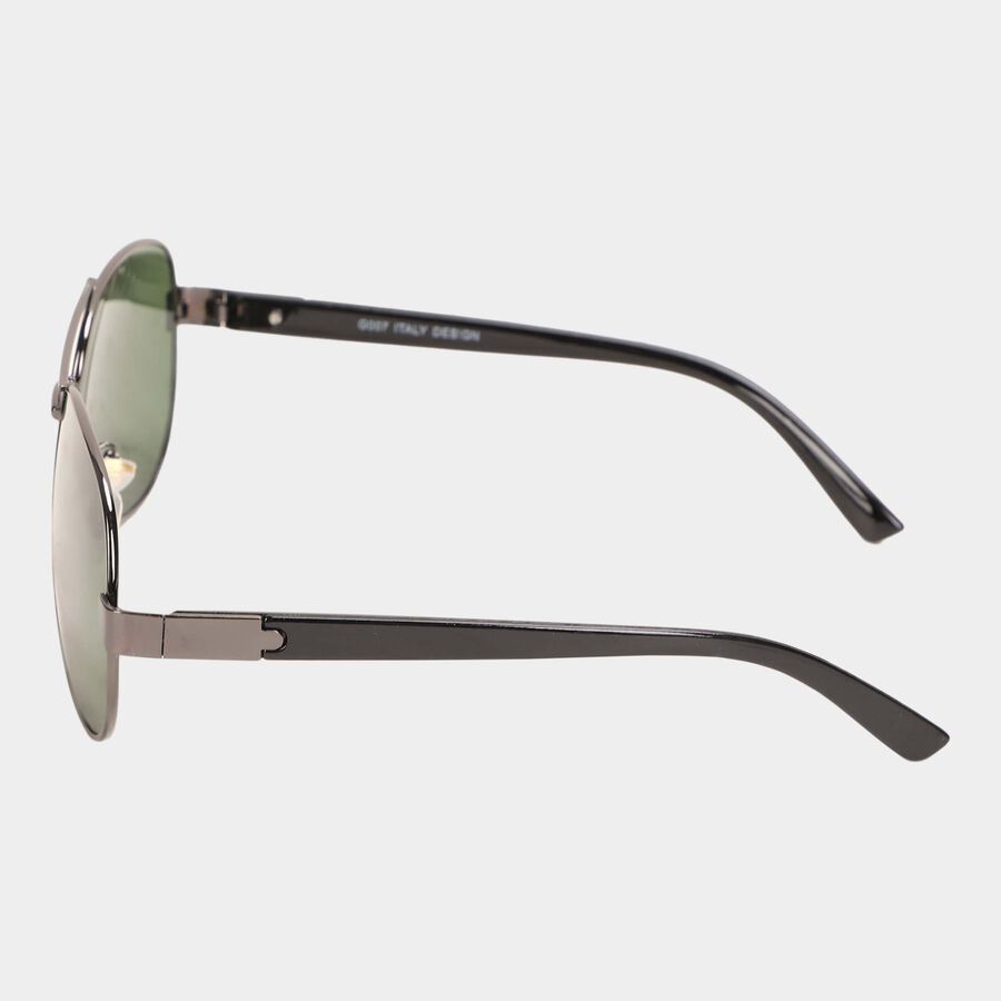 Men's Rectangle Sunglasses, Metal, , large image number null